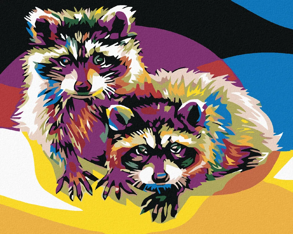 Quadro 5D Zuty Ratti Colorati 40x50 - Kit Professionale con Telaio