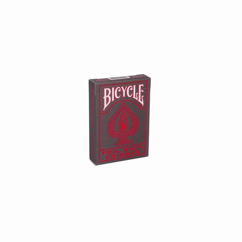 Bicycle Kartendeck - Foil Back Crimson Red Kartenspiel Spielkarten Pokerkarten Single Deck