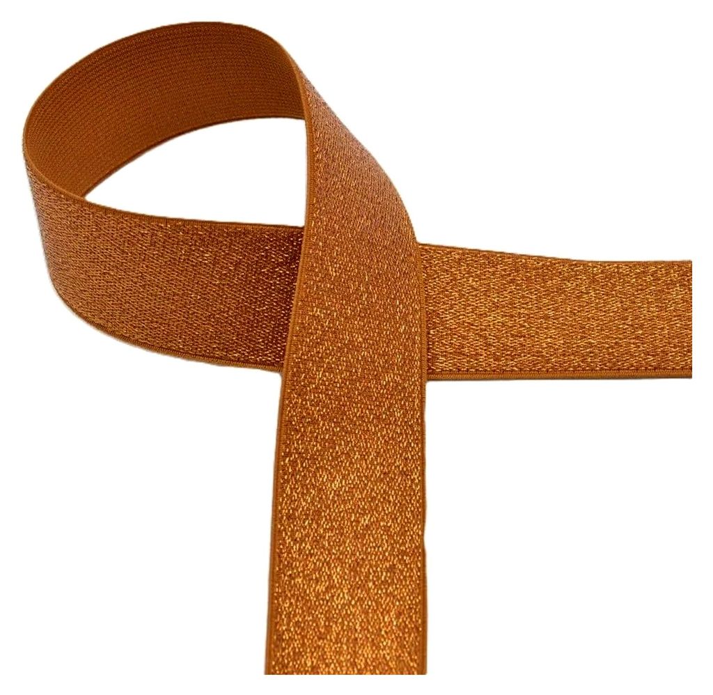 Glitzer-Gummiband 40 mm – elastisches Band in 11 Farben – Gummilitze für Kleidung, Accessoires, DIY & Nähen – hochwertig und vielseitig ein...