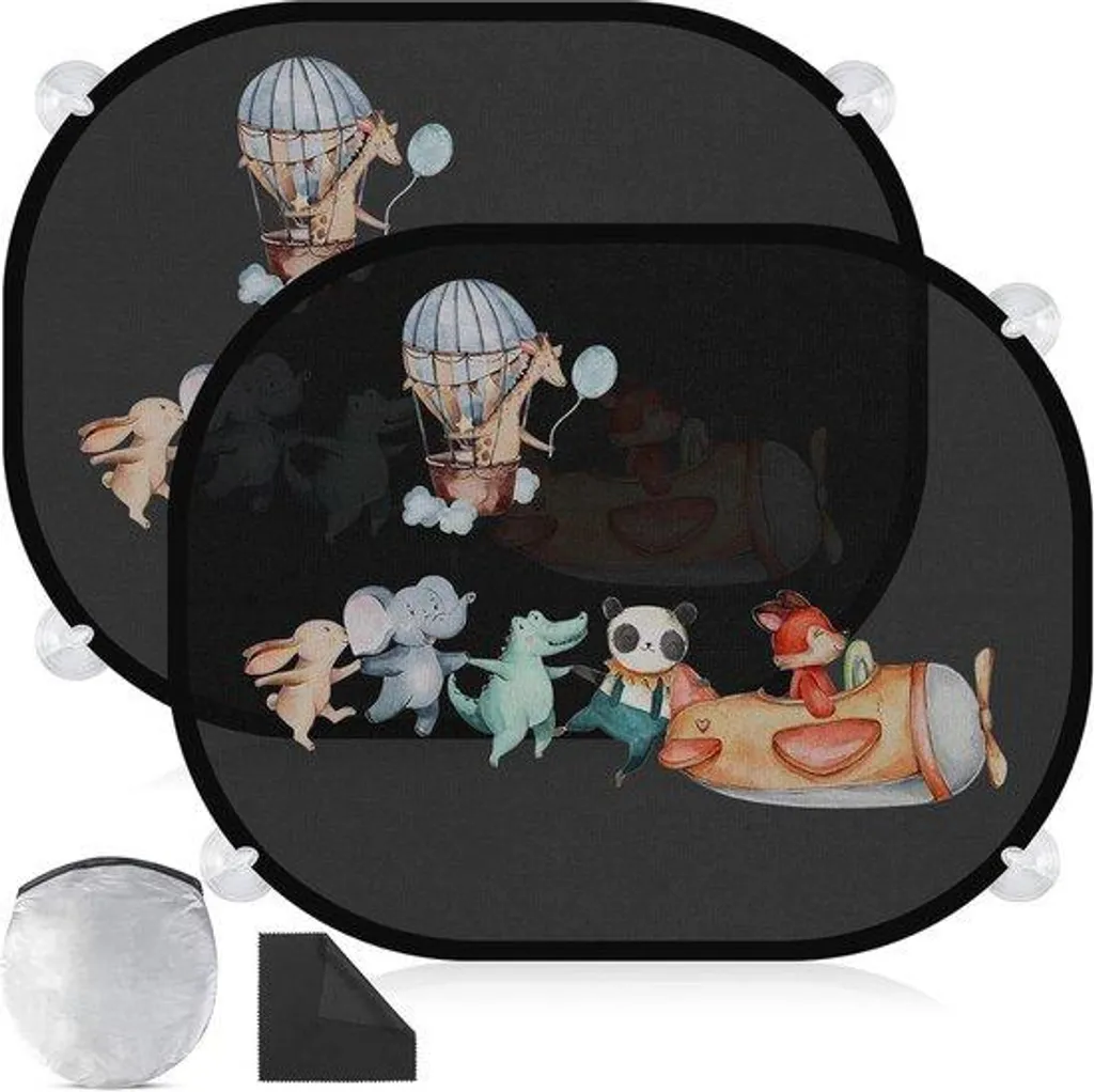 Pare-soleil voiture enfant ventouse anti-UV rideau latéral auto