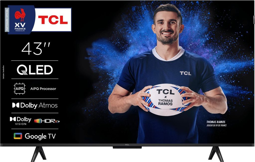 TCL P7K 43P7K Fernseher 109 2 cm (43 ) 4K Ultra HD Smart-TV WLAN Metallisch 430 cd/m2