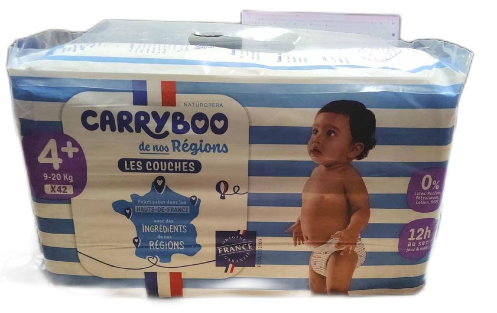 Carryboo Windeln Babybedarf Größe 4 Plus Ultra Saugfähig 12 Stunden Schutz