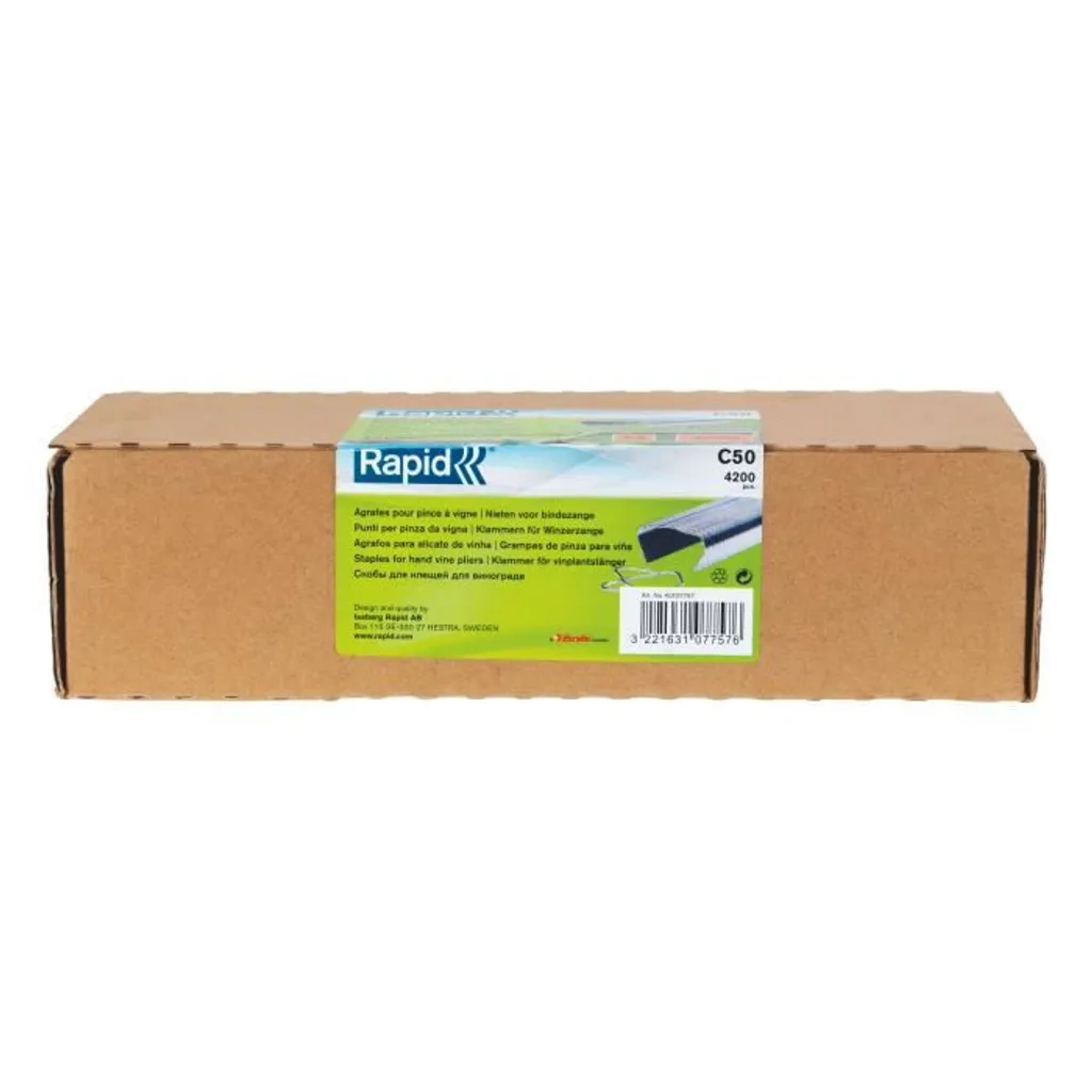 Pince en aluminium Rapid C50 robuste et légère pour fixation de vignes
