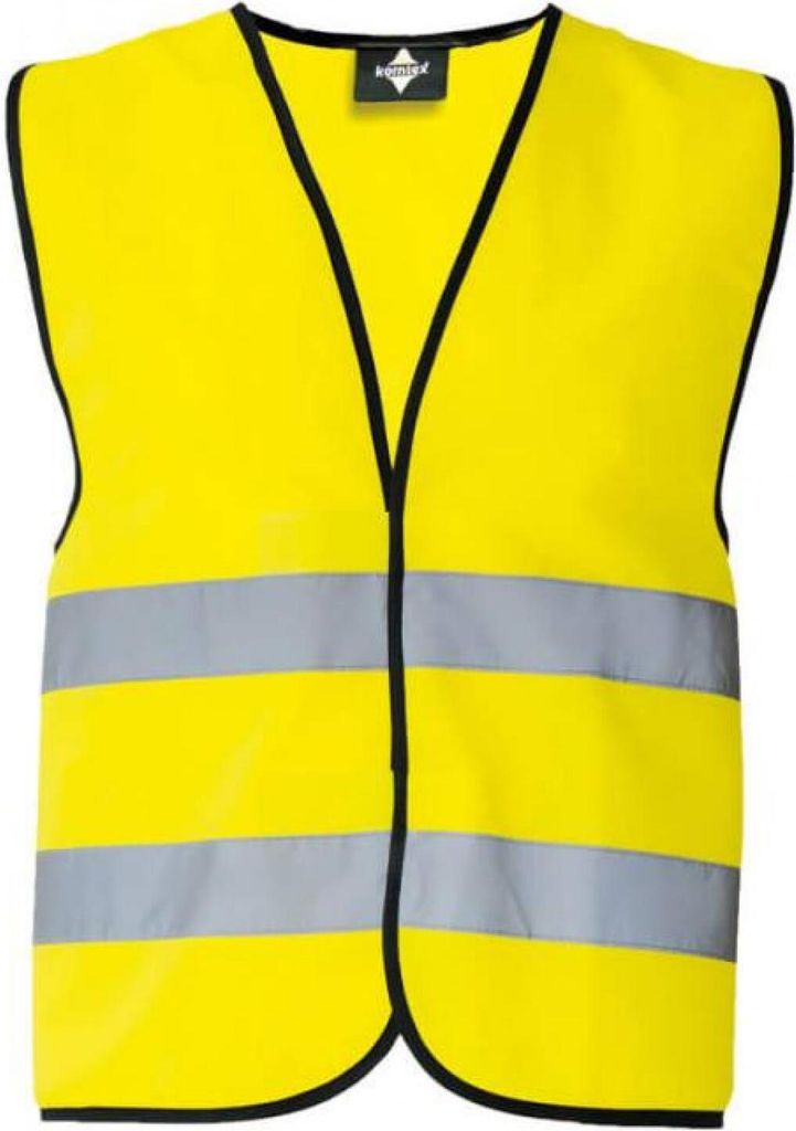 Korntex KXEVW | CO² Neutral Hi-Vis Safety Vest Paris S bis 7XL - Farbe: Signal Yellow - Größe: 3XL