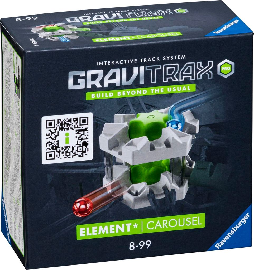 Ravensburger GraviTrax PRO Element Carousel 22436 - GraviTrax Erweiterung für deine Kugelbahn - Murmelbahn und Konstrukt