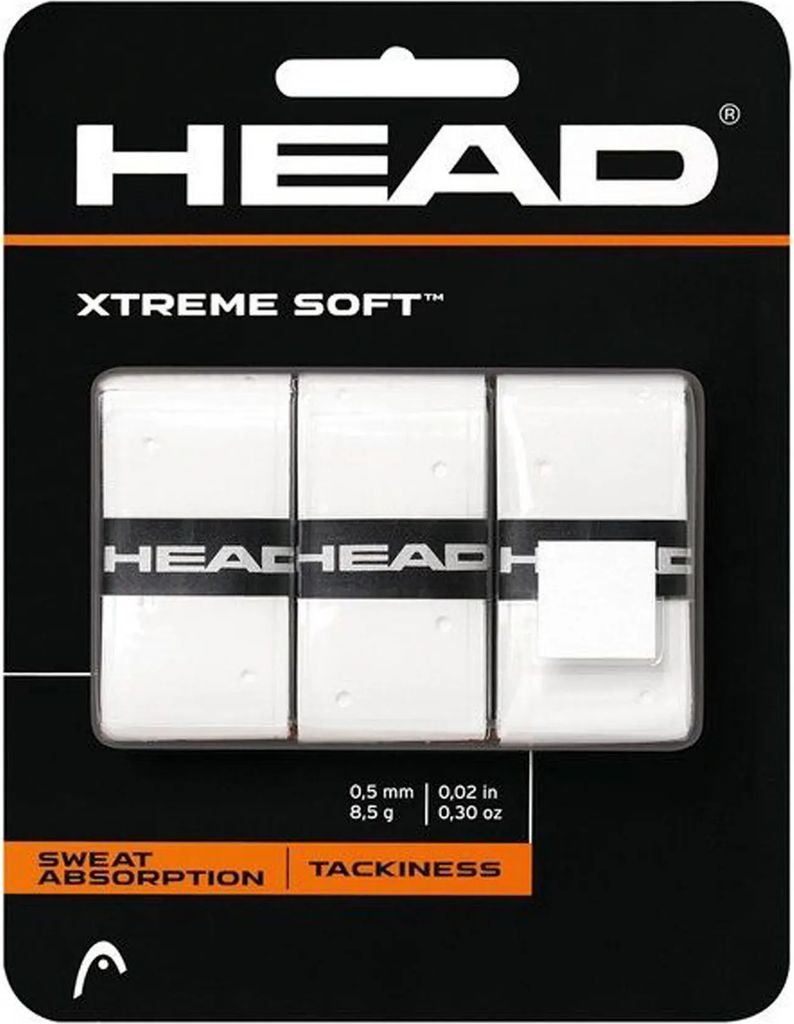 Head Pack 3 Overgirps XtremSoft White Immagine del prodotto 