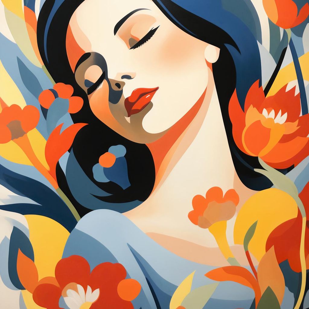 Poster 40x40cm Innere Schönheit