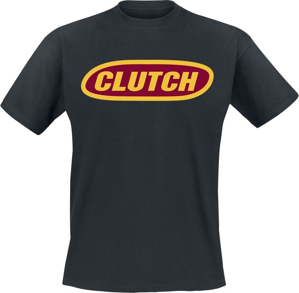 Clutch T-Shirt Herren Logo schwarz Band-Merch, Bands 100% Baumwolle M