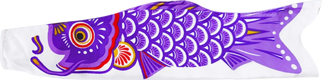Fisch-Windsack, japanische Karpfen-Streamer-Flagge, Koinobori-Windsack, zum Aufhängen im Freien, Banner-Dekoration für Garten, Hof, Deck