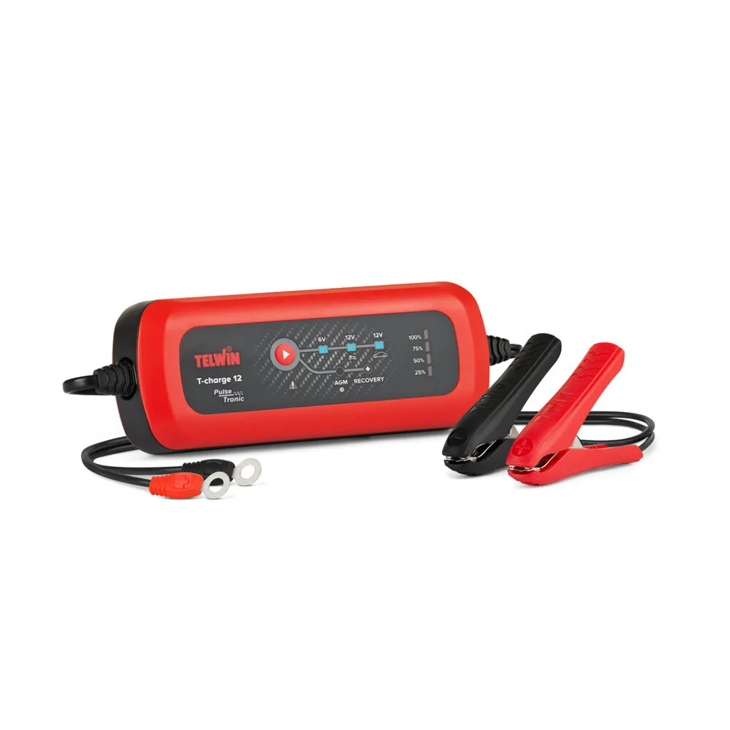 Chargeur Batterie Moto et Voiture Telwin T-Charge 12 6V 12V Intelligent
