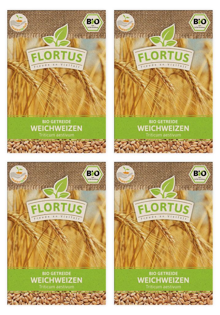 Weichweizen |  Getreidesamen von FLORTUS, Menge:300 g Produktbild 