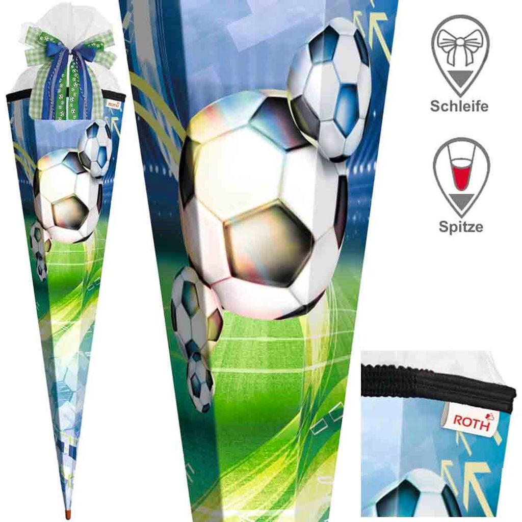 Roth Schultüte 85 cm Jungen Exklusiv Set, Motiv / Produktbild 