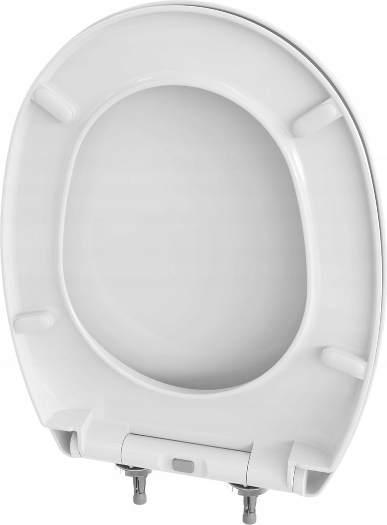 SEPIO Toilettendeckel mit Absenkautomatik, Duroplast Hit, Oval Weiß , Antibakterieller WC-Sitz
