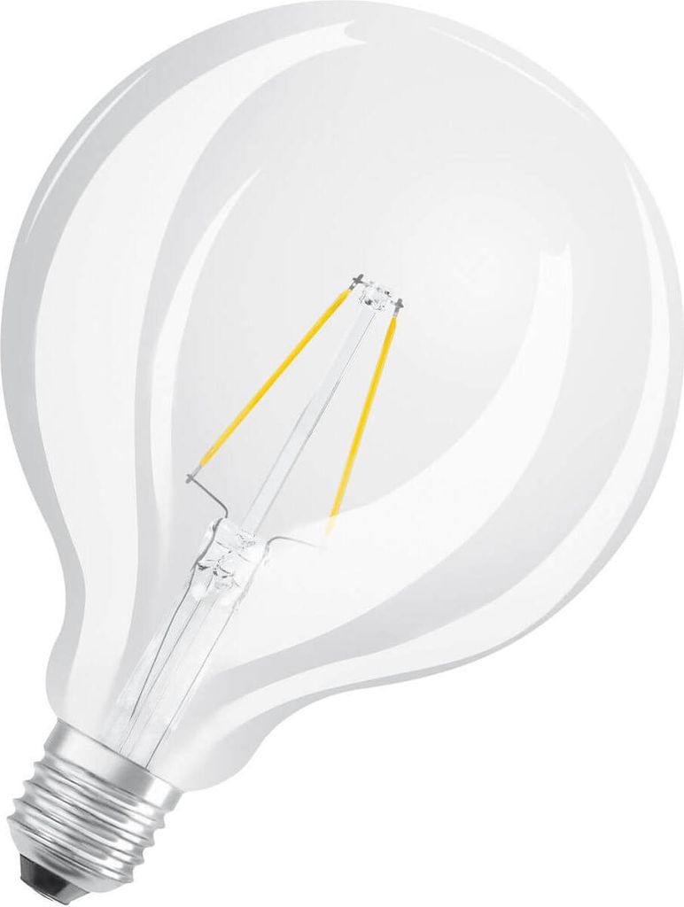 OSRAM LED Retrofit CLASSIC GLOBE 125 2.5W 827 klar E27 Lampe 250lm 2700K warmweiss wie 25W 4099854054273