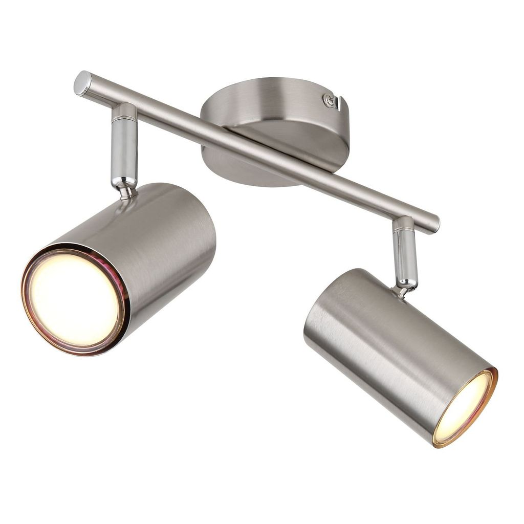 GLOBO 57914-2N, Nickel, Chrom, Metall, IP20, I, GU10, LED Produktbild 