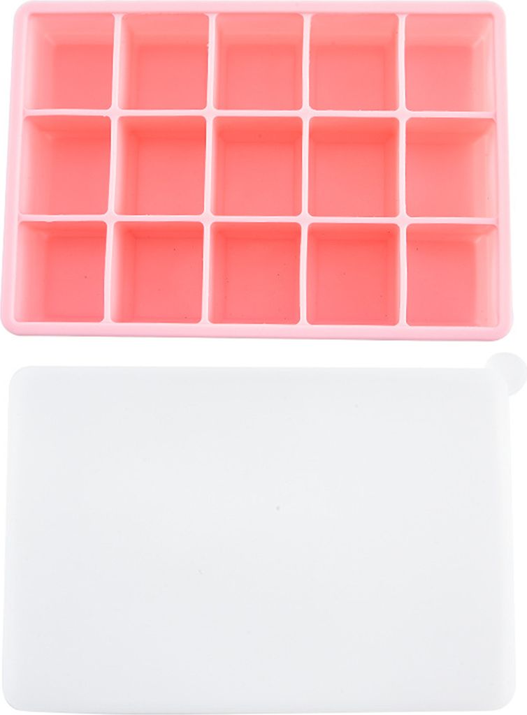 Eiswürfelschale aus Silikon mit Deckel, 15/24 Mulden, leicht zu lösen, BPA-frei, für den Sommer, Kühlschrank, Cocktail, Whiskey, Eismaschine, P...