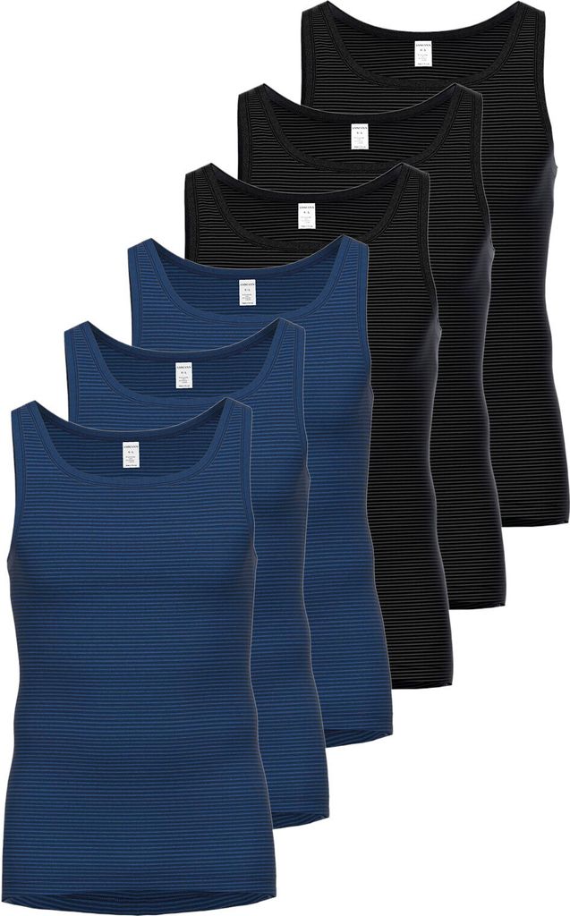 6er Pack Unterhemd Day Classic / Jeans Feinripp von der Produktbild 