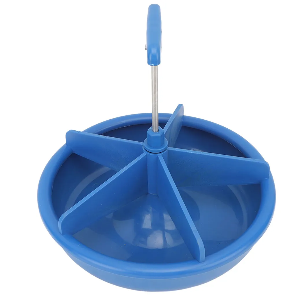 Mangeoire ronde pour porcelets avec 5 compartiments et crochets muraux - 3