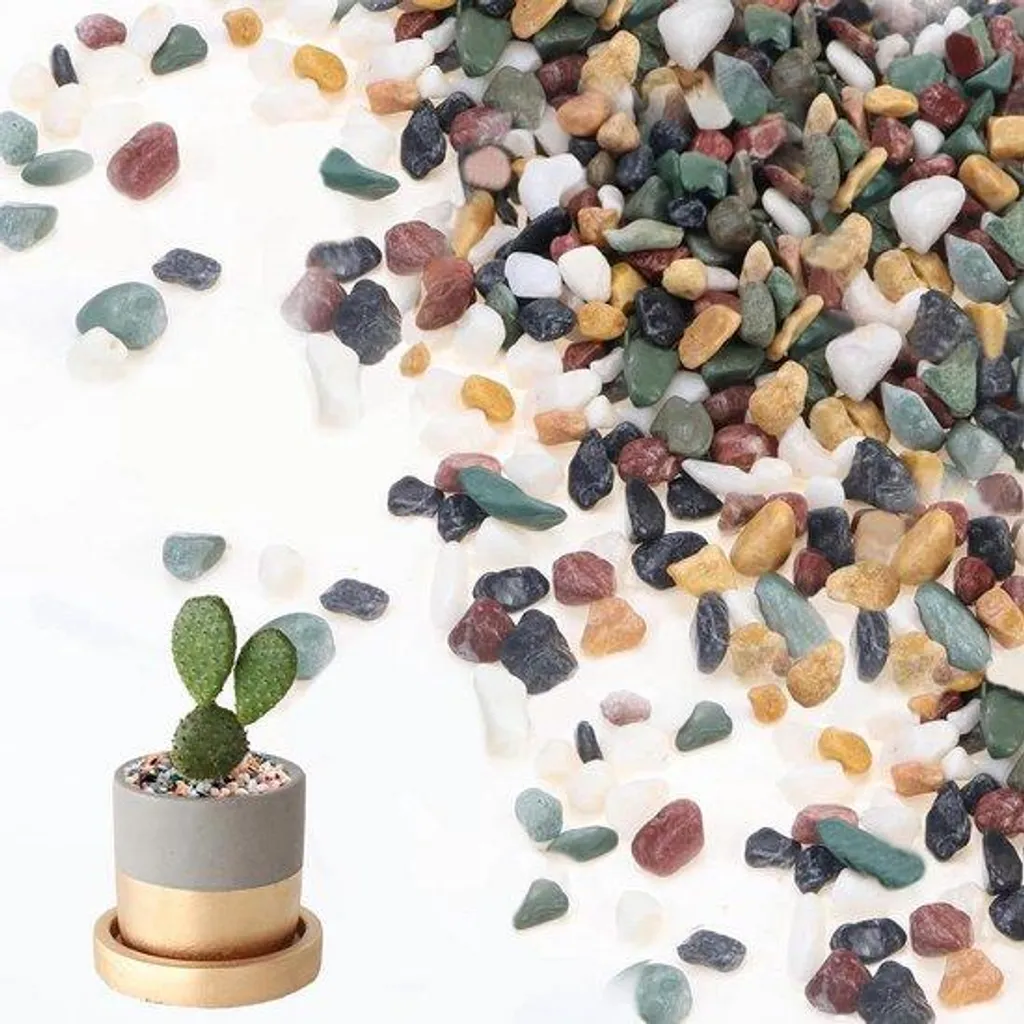 Galets décoratifs pour pot de fleurs et décoration de table - Pack 900g