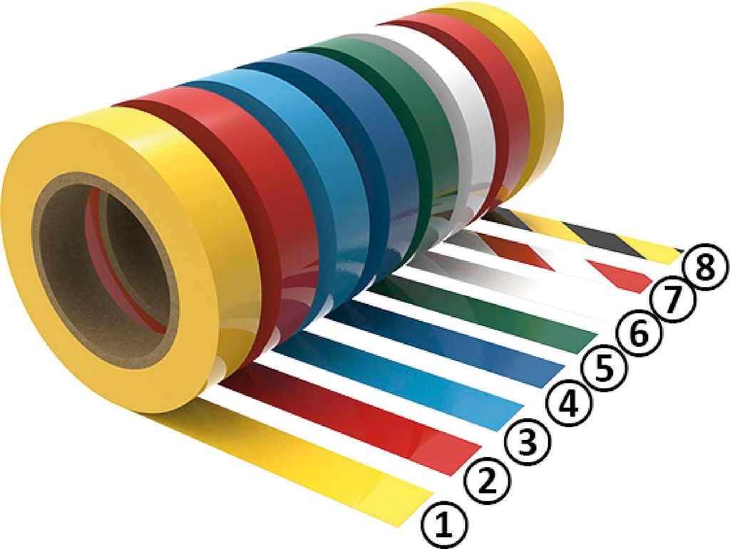 FATH Bodenmarkierungsband rot 50mm x 50m