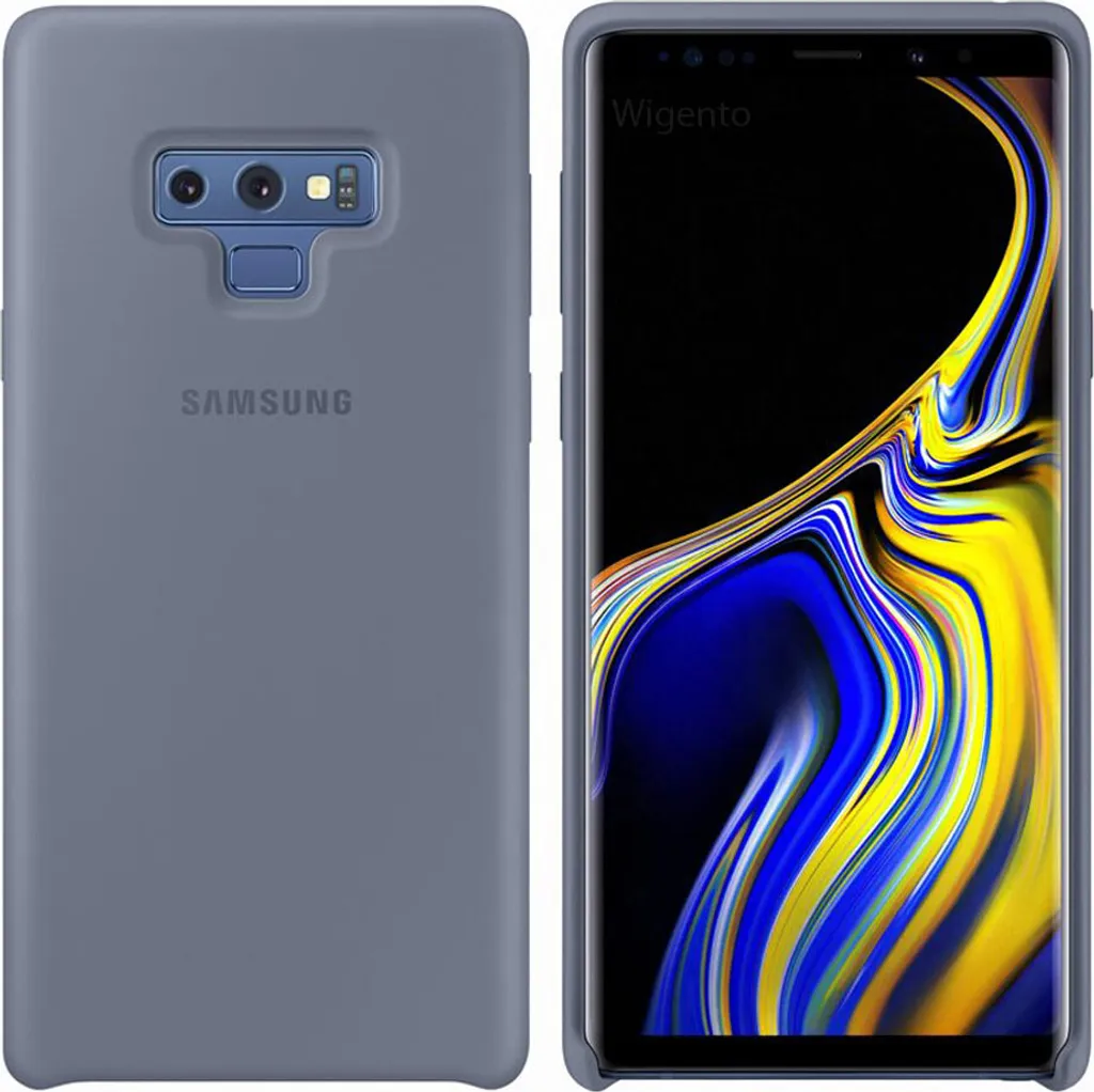 SAMSUNG EF-PN960TL Coque Silicone Bleu pour Galaxy Note 9 Originale - 6