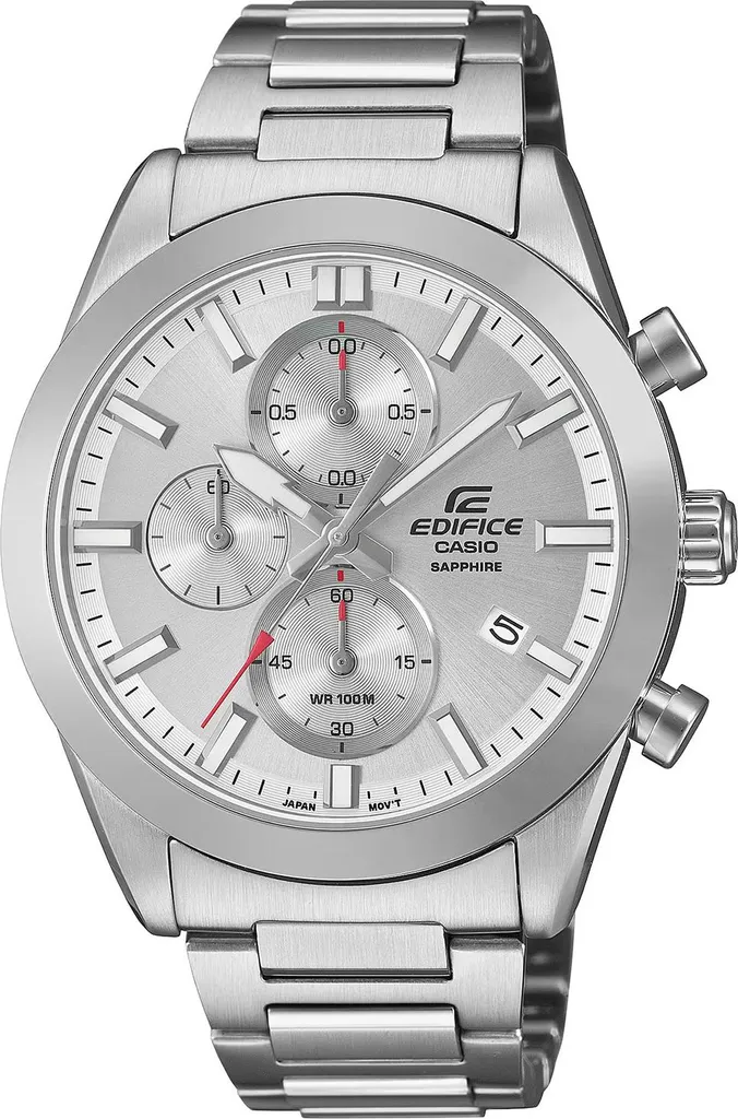 Cronografo Casio EFB-710D-7AVUEF Argento: Stile Urban e Zaffiro - 1