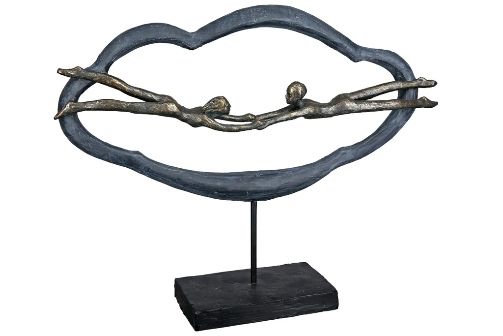 Idée cadeau mariage : statue romantique Gilde Love is in the air 41 cm