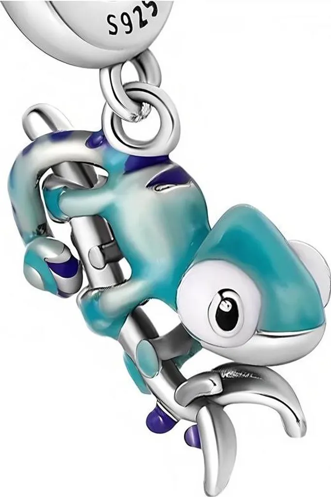 Charm Pandora Camaleonte 791676C01 Argento 925 Termocromatico Originale