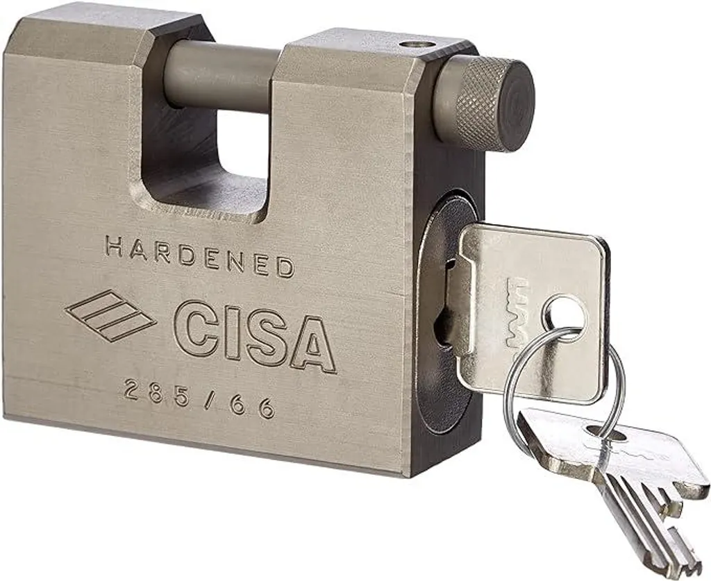 Cadenas anti-sciage CISA LIM 66 mm en acier pour protéger vos biens