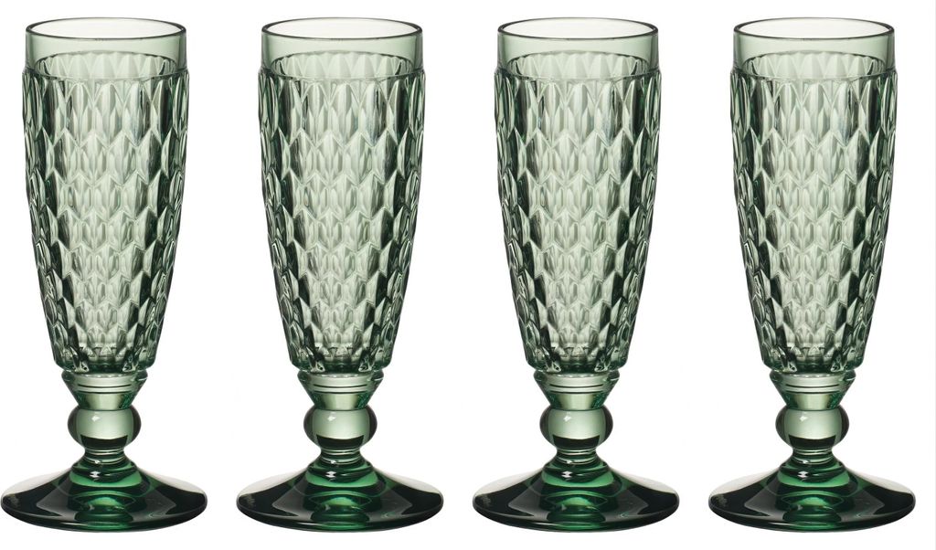 Villeroy & Boch Boston 4er Set Sektglas green 145 ml