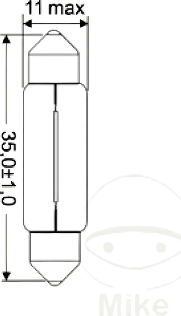 Lampadina JMP 6V5W 11x35mm