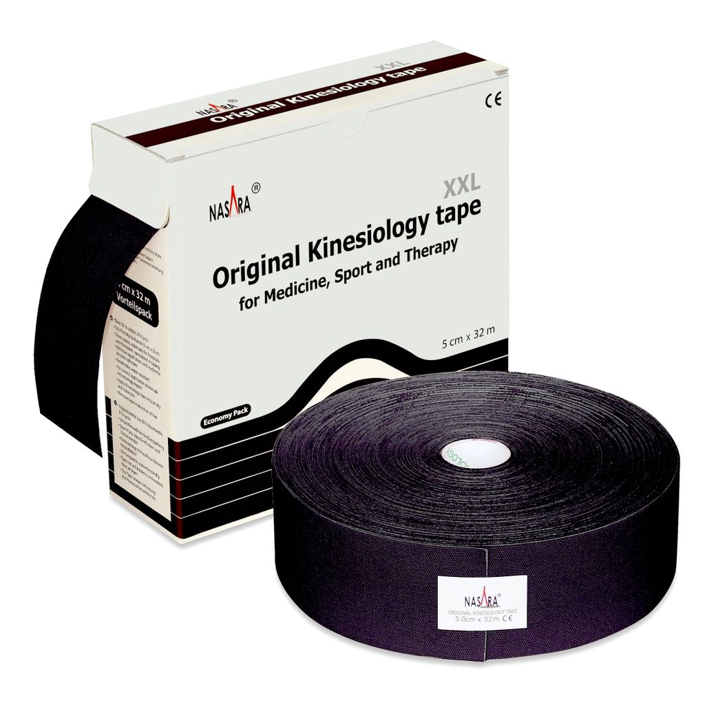 NASARA Kinesio Tape | 5cm x 32m - XXL Zdjęcie produktu 