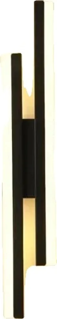 Luminaire Mural LED Noir 50cm avec 3 Modes de Couleur Changeables
