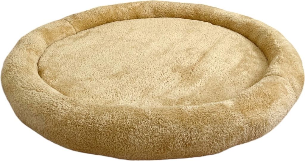 Monio for Kids - Senfgelb Babyspielmatte Nestchen Plüsch mit Abnehmbarem Bezug und Silikonfüllung