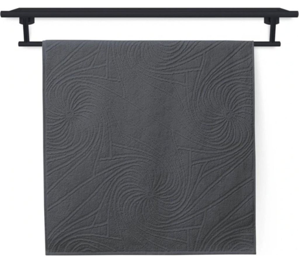 Handtuch Grand Grafico anthrazit 70x140 cm