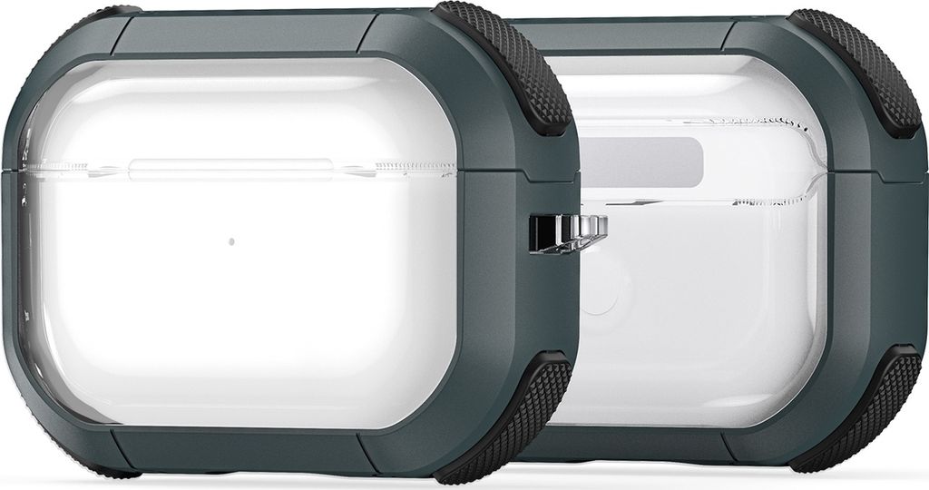 Mobigear Shockproof Apple AirPods Pro 1 Hardcase Hülle - Grün