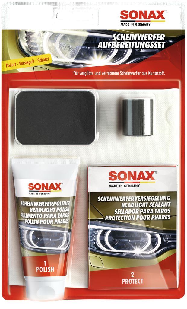 SONAX Kit de préparation des phares Image du produit 