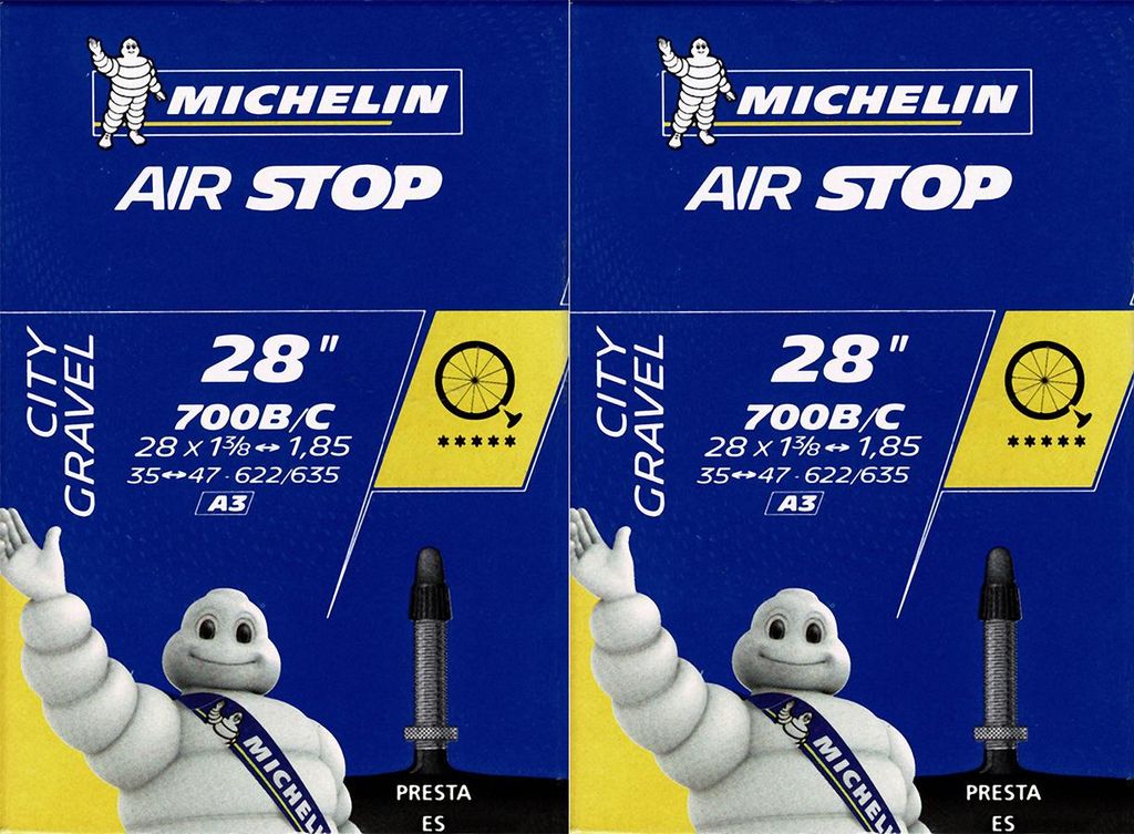 MICHELIN Airstop, Presta-Ventil, 700c, Schwarz, Box, 1 Produktbild 