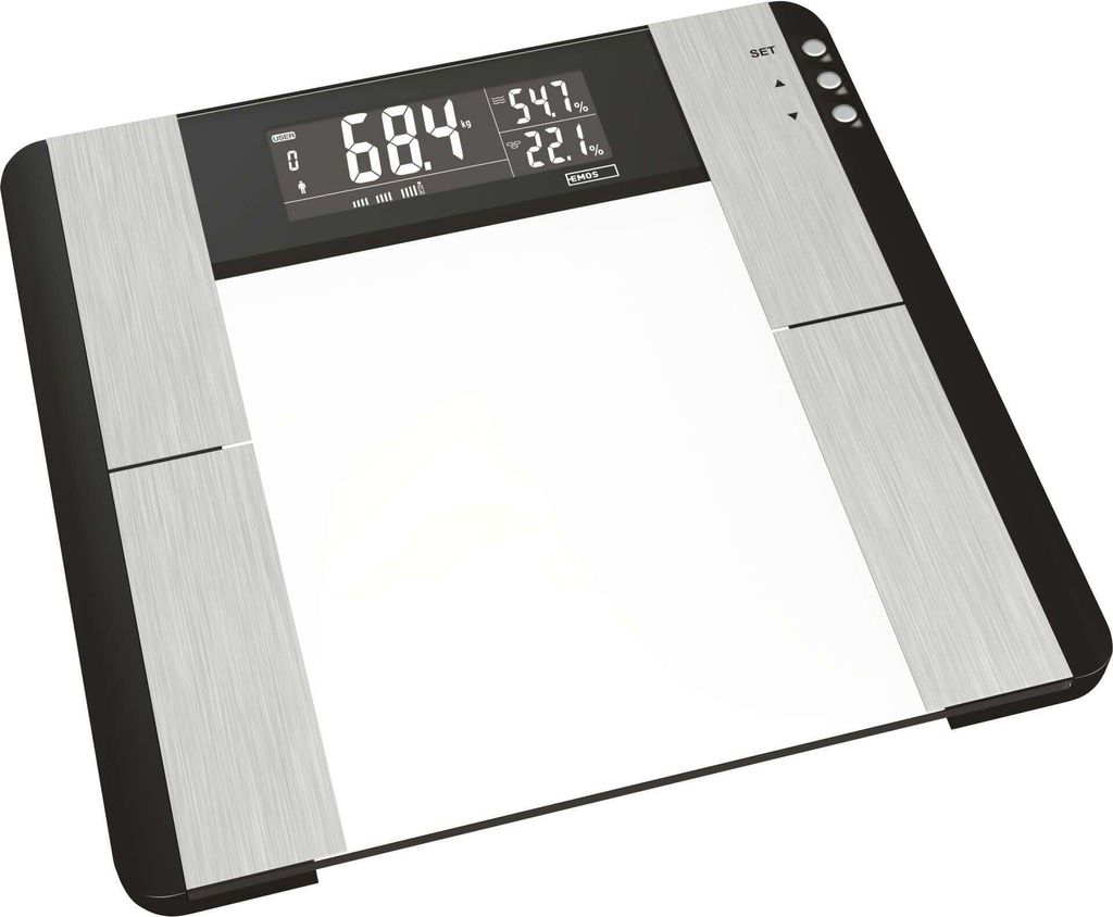 EMOS Digitale Personenwaage mit BMI und Memory Funktion, Produktbild 11