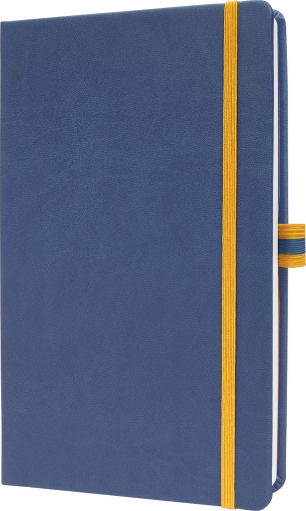 SIGEL LS105 Notizbuch linescape - liniert - ca. A5 - blau, gelb - Hardcover - 176 S. -