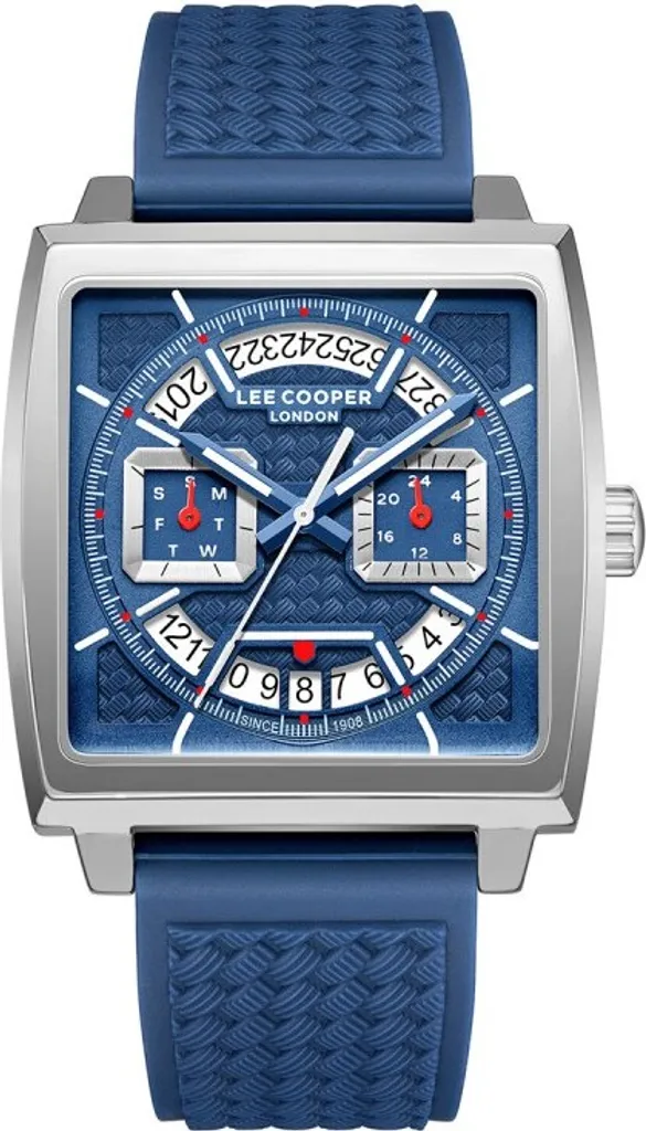 Montre Homme Quartz Précise Lee Cooper Elton Cadran Noir