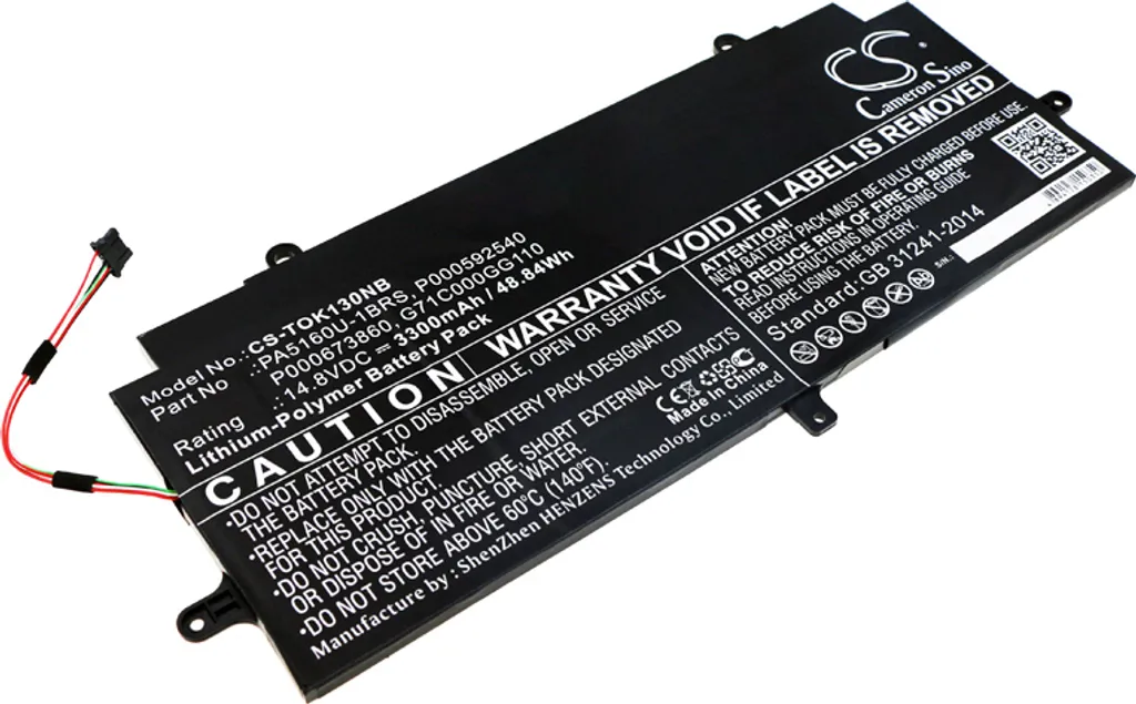 Batterie PC Portable Toshiba KIRA 13 pour Travail Nomade et Voyage