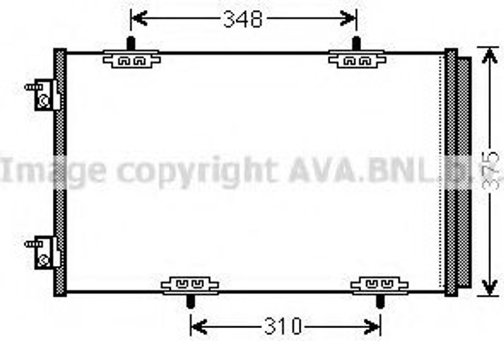 Kondensator, Klimaanlage AVA COOLING CN5290D