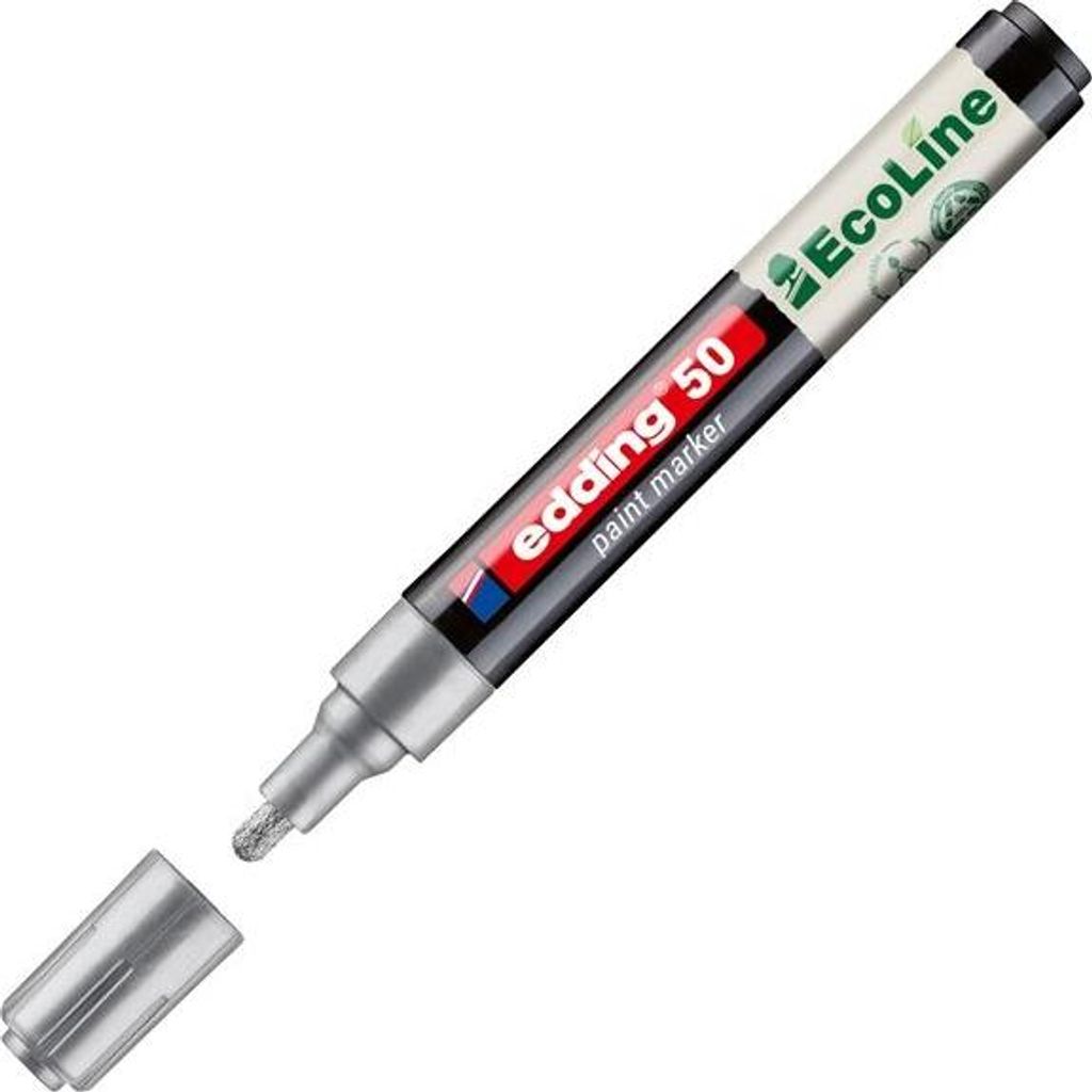 Edding Lackmarker wasserbasis 50 2-3 mm silber