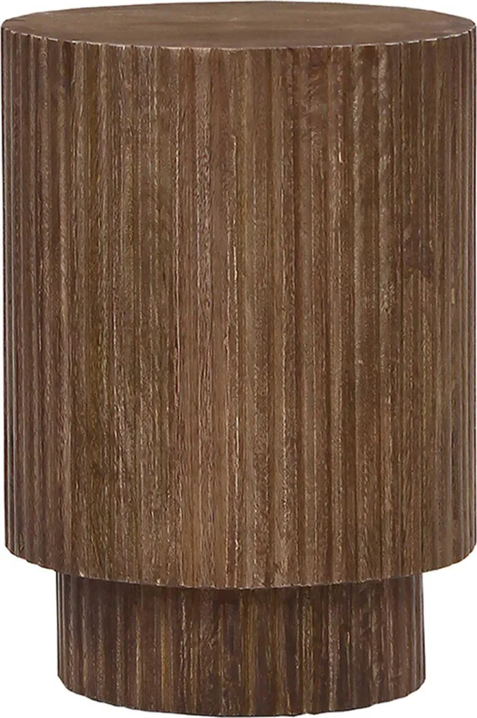 Tavolino da Caffè Victor Legno di Mango Massiccio Ø35 cm | Loft Style