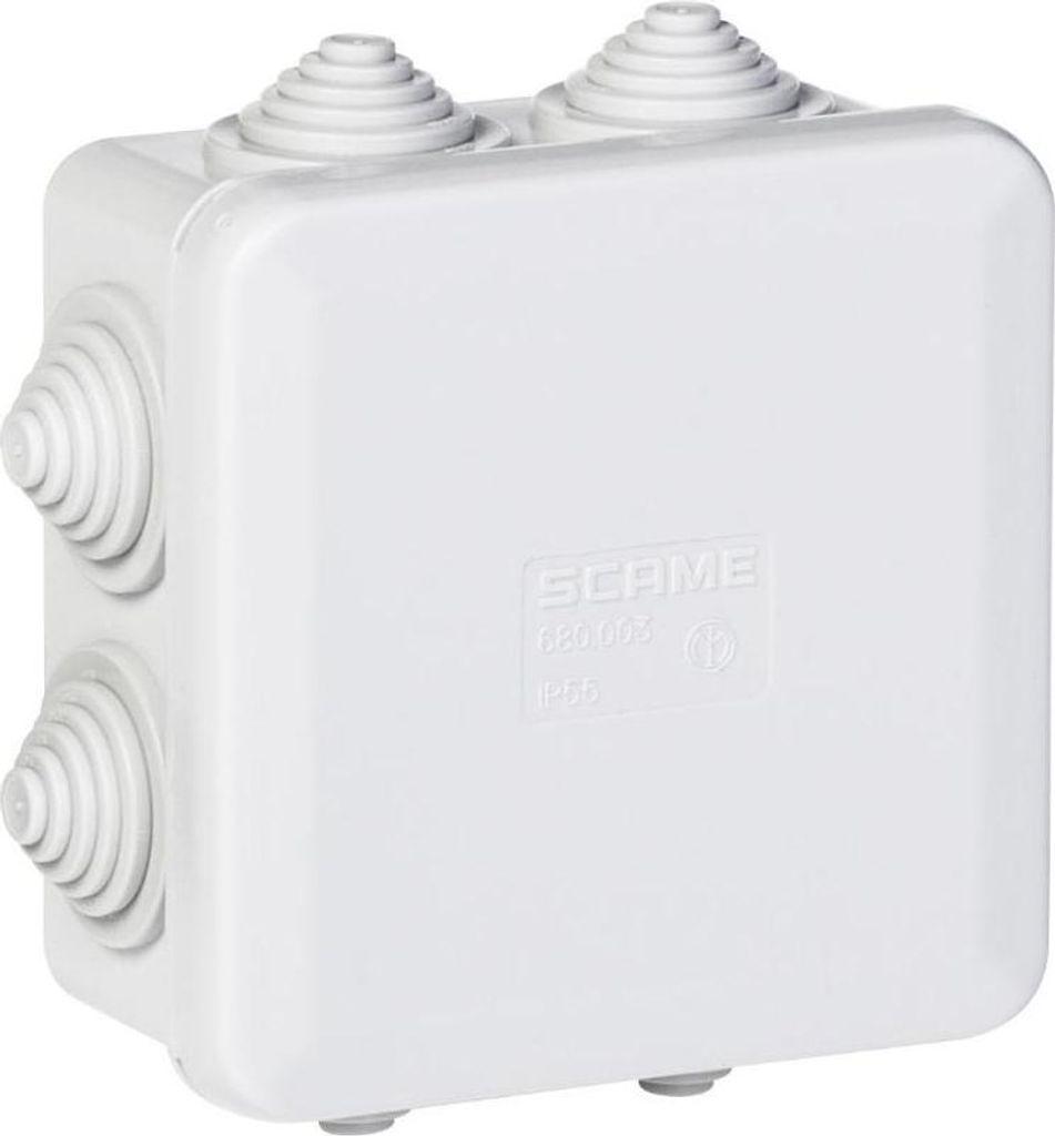 Poly Pool PP0271, Thermoplast, Grau, IP55, 80 mm, 40 mm, 80 mm
