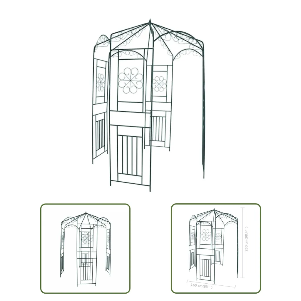 Pavillon pour roses 250 cm : la solution anti-affaissement jardin - 4