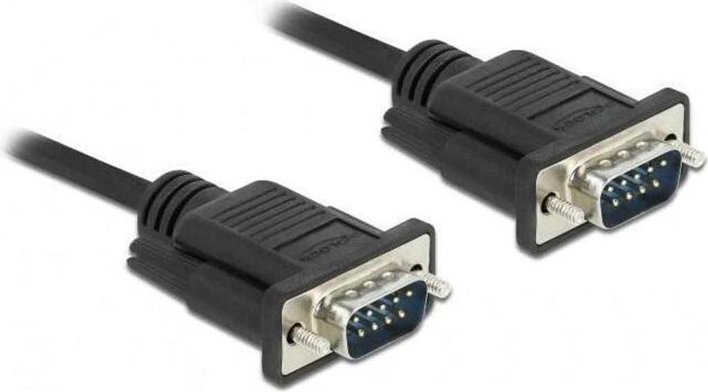 DELOCK Seriell Kabel RS-232 D-Sub9 St zu Bu m. Steckergeh.3m