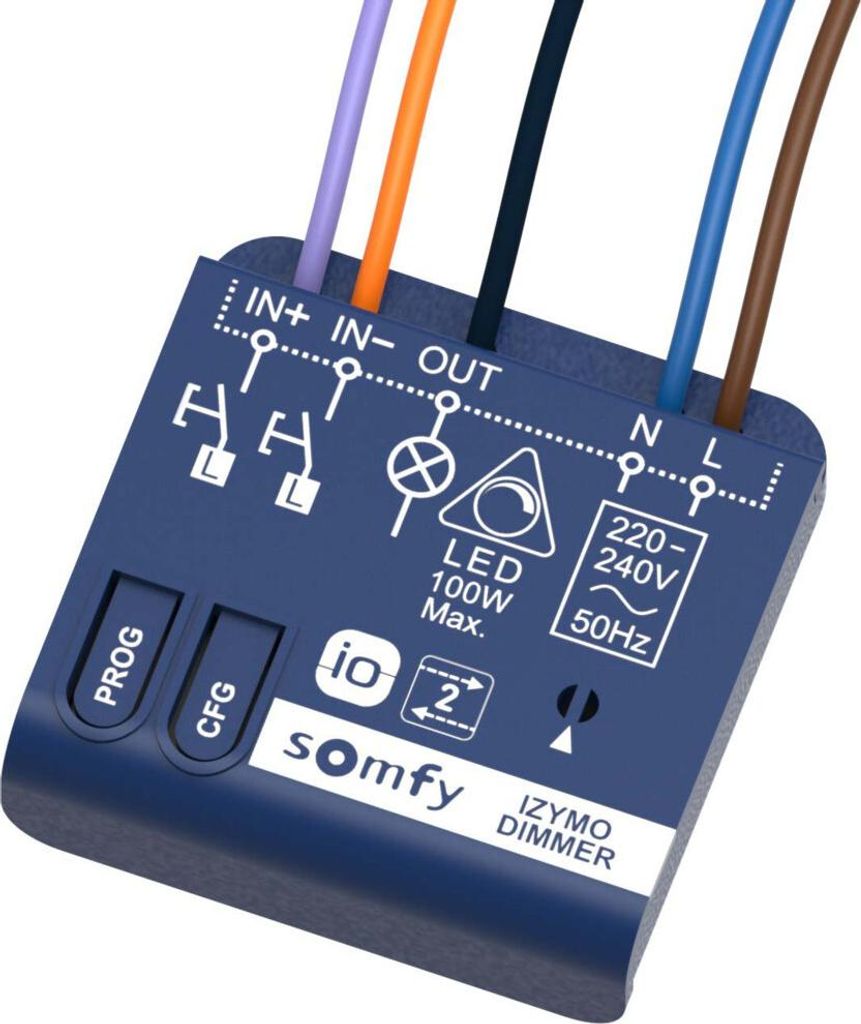 Somfy Empfänger UP Licht dimmbar 1822663 Produktbild 