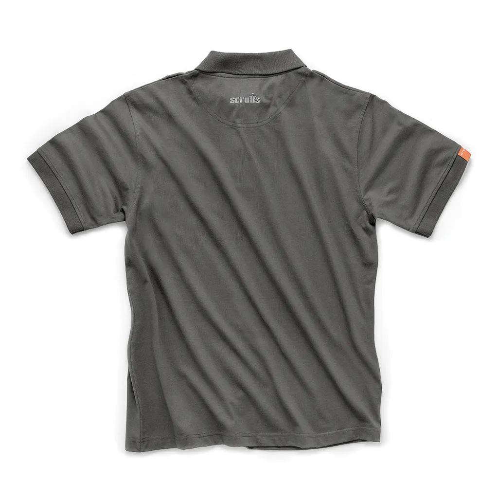 Polo Eco Worker Scruffs T55417 gris : fini les hauts de chantier usés